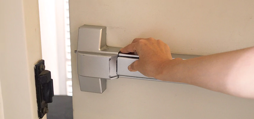 Roller Gate Panic Bar Installation in Pismo Beach, California